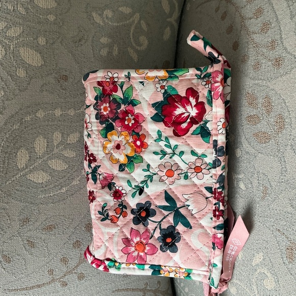 NWT Vera Bradley Trapeze Cosmetic Pouch Set of 2/Prairie Paisley Pattern - Picture 10 of 12